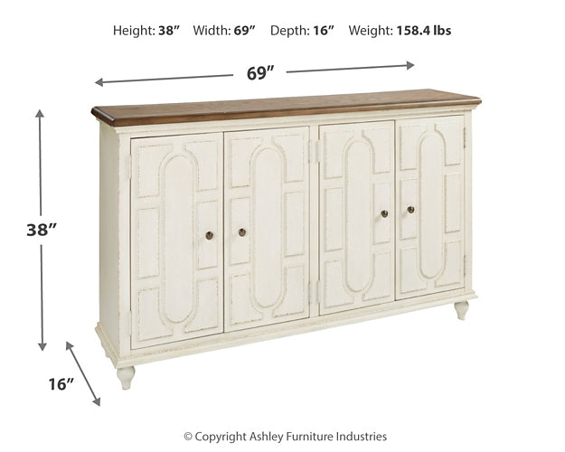 Roranville Accent Cabinet Milwaukee Furniture of Chicago - Furniture Store in Chicago Serving Humbolt Park, Roscoe Village, Avondale, & Homan Square