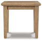 Gerianne Square End Table Milwaukee Furniture of Chicago - Furniture Store in Chicago Serving Humbolt Park, Roscoe Village, Avondale, & Homan Square