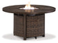Paradise Trail Round Fire Pit Table Milwaukee Furniture of Chicago - Furniture Store in Chicago Serving Humbolt Park, Roscoe Village, Avondale, & Homan Square