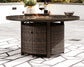 Paradise Trail Round Fire Pit Table Milwaukee Furniture of Chicago - Furniture Store in Chicago Serving Humbolt Park, Roscoe Village, Avondale, & Homan Square