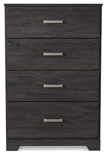 Belachime Four Drawer Chest Milwaukee Furniture of Chicago - Furniture Store in Chicago Serving Humbolt Park, Roscoe Village, Avondale, & Homan Square