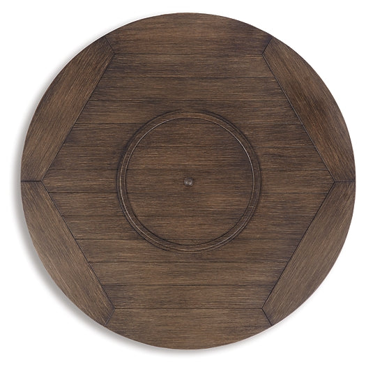 Paradise Trail Round Fire Pit Table Milwaukee Furniture of Chicago - Furniture Store in Chicago Serving Humbolt Park, Roscoe Village, Avondale, & Homan Square