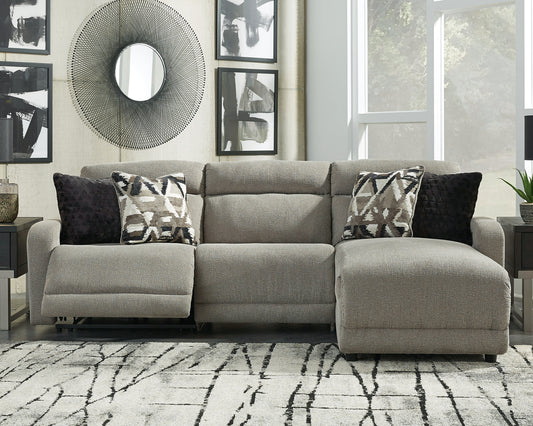 Colleyville 3-Piece Power Reclining Sectional with Chaise Milwaukee Furniture of Chicago - Furniture Store in Chicago Serving Humbolt Park, Roscoe Village, Avondale, & Homan Square