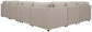 Kellway 7-Piece Sectional Milwaukee Furniture of Chicago - Furniture Store in Chicago Serving Humbolt Park, Roscoe Village, Avondale, & Homan Square