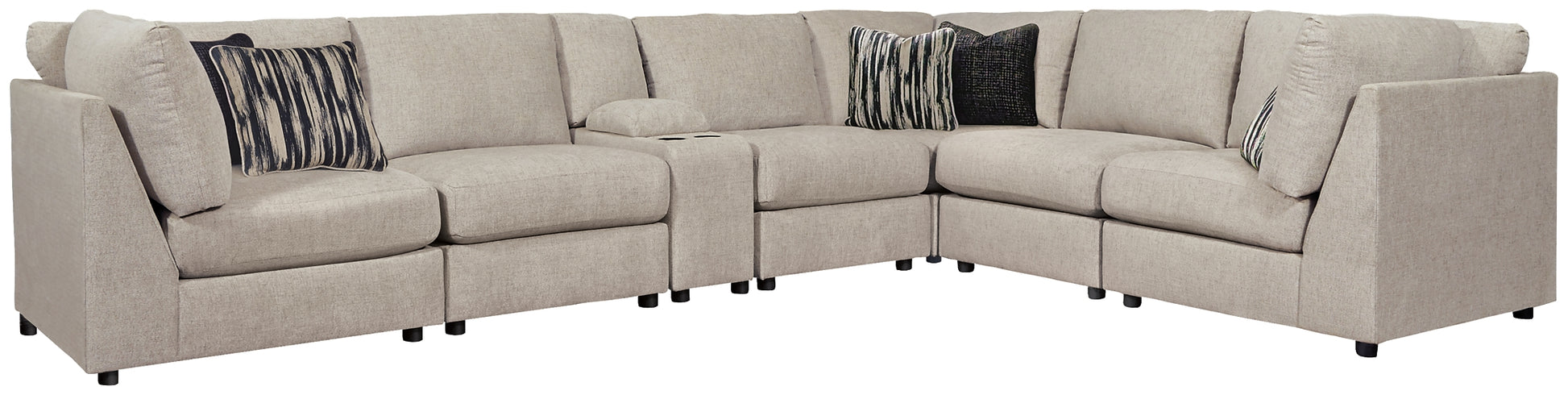 Kellway 7-Piece Sectional Milwaukee Furniture of Chicago - Furniture Store in Chicago Serving Humbolt Park, Roscoe Village, Avondale, & Homan Square