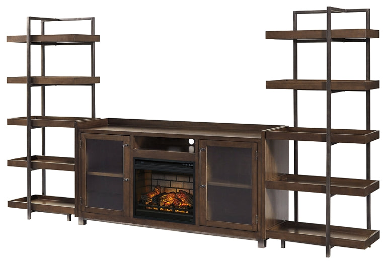 Starmore 3-Piece Wall Unit with Electric Fireplace Milwaukee Furniture of Chicago - Furniture Store in Chicago Serving Humbolt Park, Roscoe Village, Avondale, & Homan Square