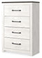 Gerridan Four Drawer Chest Milwaukee Furniture of Chicago - Furniture Store in Chicago Serving Humbolt Park, Roscoe Village, Avondale, & Homan Square