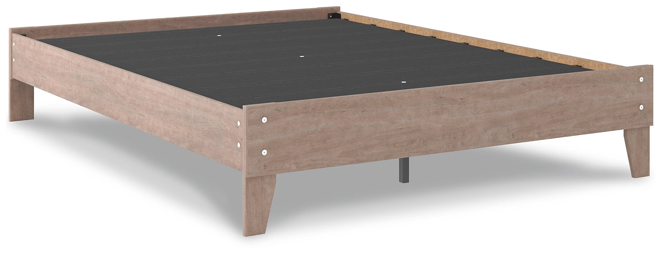 Flannia Queen Platform Bed Milwaukee Furniture of Chicago - Furniture Store in Chicago Serving Humbolt Park, Roscoe Village, Avondale, & Homan Square