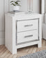 Altyra Two Drawer Night Stand Milwaukee Furniture of Chicago - Furniture Store in Chicago Serving Humbolt Park, Roscoe Village, Avondale, & Homan Square