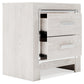 Altyra Two Drawer Night Stand Milwaukee Furniture of Chicago - Furniture Store in Chicago Serving Humbolt Park, Roscoe Village, Avondale, & Homan Square