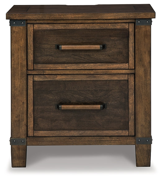 Wyattfield Two Drawer Night Stand Milwaukee Furniture of Chicago - Furniture Store in Chicago Serving Humbolt Park, Roscoe Village, Avondale, & Homan Square