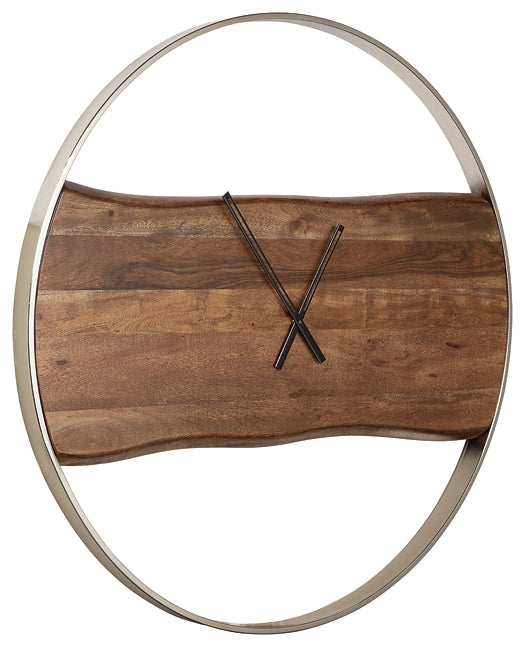 Panchali Wall Clock Milwaukee Furniture of Chicago - Furniture Store in Chicago Serving Humbolt Park, Roscoe Village, Avondale, & Homan Square