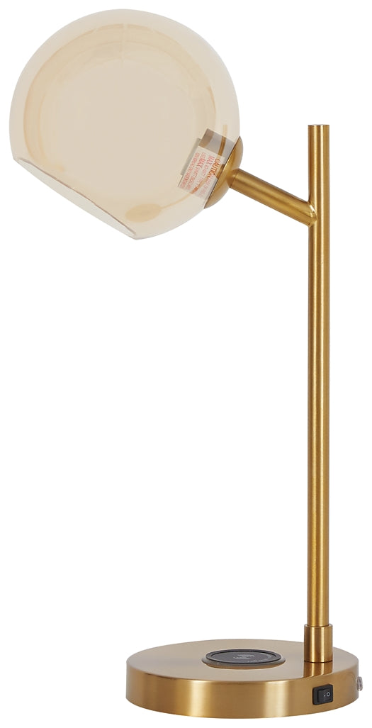 Abanson Metal Desk Lamp (1/CN) Milwaukee Furniture of Chicago - Furniture Store in Chicago Serving Humbolt Park, Roscoe Village, Avondale, & Homan Square