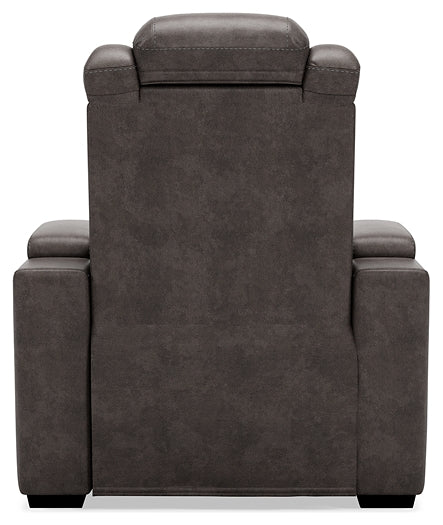 HyllMont PWR Recliner/ADJ Headrest Milwaukee Furniture of Chicago - Furniture Store in Chicago Serving Humbolt Park, Roscoe Village, Avondale, & Homan Square