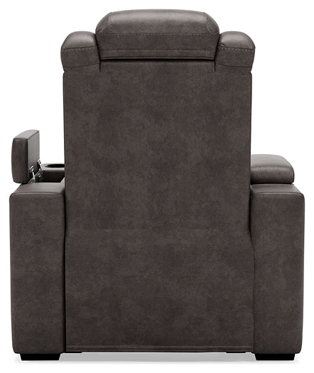 HyllMont PWR Recliner/ADJ Headrest Milwaukee Furniture of Chicago - Furniture Store in Chicago Serving Humbolt Park, Roscoe Village, Avondale, & Homan Square