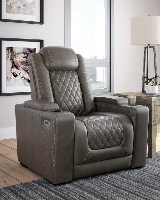 HyllMont PWR Recliner/ADJ Headrest Milwaukee Furniture of Chicago - Furniture Store in Chicago Serving Humbolt Park, Roscoe Village, Avondale, & Homan Square