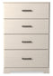 Stelsie Four Drawer Chest Milwaukee Furniture of Chicago - Furniture Store in Chicago Serving Humbolt Park, Roscoe Village, Avondale, & Homan Square