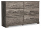 Ralinksi Six Drawer Dresser Milwaukee Furniture of Chicago - Furniture Store in Chicago Serving Humbolt Park, Roscoe Village, Avondale, & Homan Square
