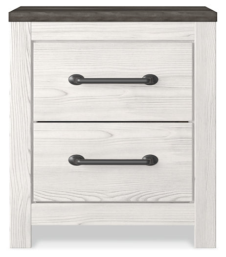 Gerridan Two Drawer Night Stand Milwaukee Furniture of Chicago - Furniture Store in Chicago Serving Humbolt Park, Roscoe Village, Avondale, & Homan Square