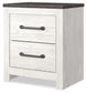 Gerridan Two Drawer Night Stand Milwaukee Furniture of Chicago - Furniture Store in Chicago Serving Humbolt Park, Roscoe Village, Avondale, & Homan Square