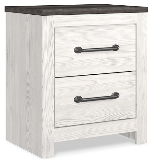 Gerridan Two Drawer Night Stand Milwaukee Furniture of Chicago - Furniture Store in Chicago Serving Humbolt Park, Roscoe Village, Avondale, & Homan Square