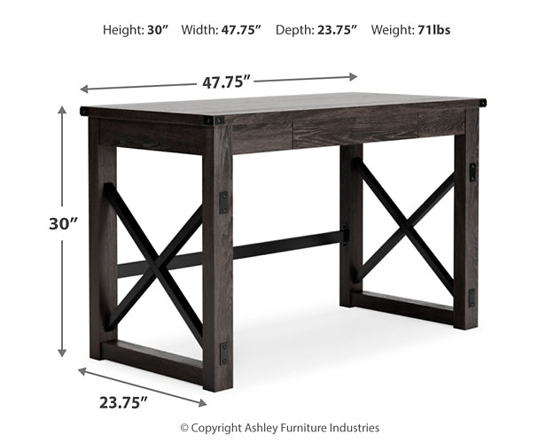 Freedan Home Office Desk Milwaukee Furniture of Chicago - Furniture Store in Chicago Serving Humbolt Park, Roscoe Village, Avondale, & Homan Square