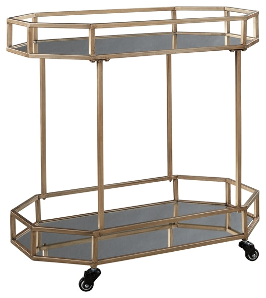 Daymont Bar Cart Milwaukee Furniture of Chicago - Furniture Store in Chicago Serving Humbolt Park, Roscoe Village, Avondale, & Homan Square