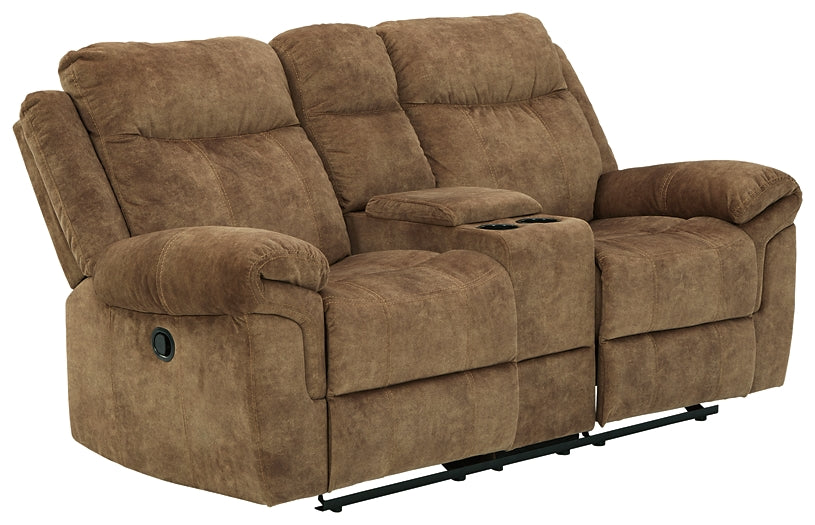 Huddle-Up Glider REC Loveseat w/Console Milwaukee Furniture of Chicago - Furniture Store in Chicago Serving Humbolt Park, Roscoe Village, Avondale, & Homan Square