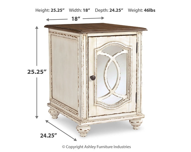 Realyn Chair Side End Table Milwaukee Furniture of Chicago - Furniture Store in Chicago Serving Humbolt Park, Roscoe Village, Avondale, & Homan Square