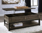 Johurst LIFT TOP COCKTAIL TABLE Milwaukee Furniture of Chicago - Furniture Store in Chicago Serving Humbolt Park, Roscoe Village, Avondale, & Homan Square