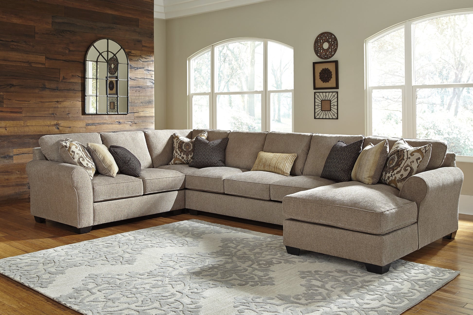 Pantomine 4-Piece Sectional with Chaise Milwaukee Furniture of Chicago - Furniture Store in Chicago Serving Humbolt Park, Roscoe Village, Avondale, & Homan Square