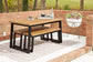 Town Wood Dining Table Set (3/CN) Milwaukee Furniture of Chicago - Furniture Store in Chicago Serving Humbolt Park, Roscoe Village, Avondale, & Homan Square
