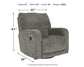 Wittlich Swivel Glider Recliner Milwaukee Furniture of Chicago - Furniture Store in Chicago Serving Humbolt Park, Roscoe Village, Avondale, & Homan Square