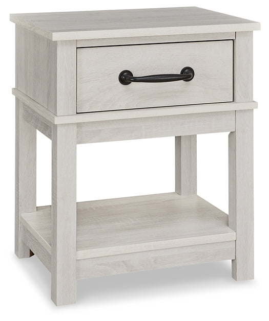 Dorrinson One Drawer Night Stand Milwaukee Furniture of Chicago - Furniture Store in Chicago Serving Humbolt Park, Roscoe Village, Avondale, & Homan Square