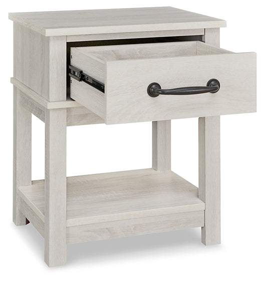 Dorrinson One Drawer Night Stand Milwaukee Furniture of Chicago - Furniture Store in Chicago Serving Humbolt Park, Roscoe Village, Avondale, & Homan Square
