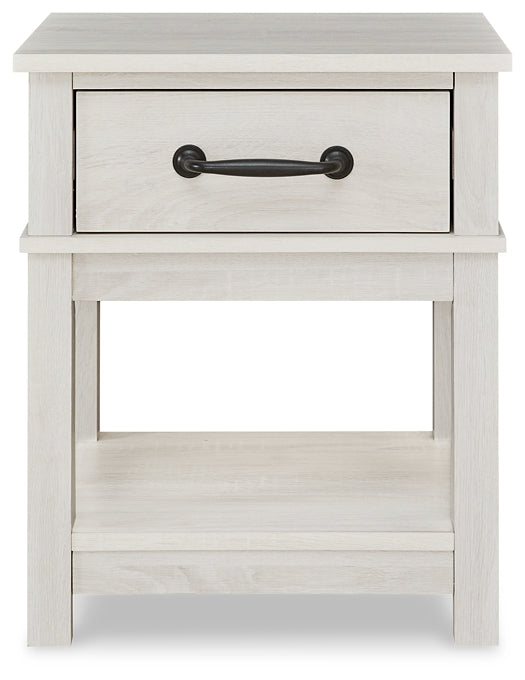 Dorrinson One Drawer Night Stand Milwaukee Furniture of Chicago - Furniture Store in Chicago Serving Humbolt Park, Roscoe Village, Avondale, & Homan Square