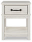Dorrinson One Drawer Night Stand Milwaukee Furniture of Chicago - Furniture Store in Chicago Serving Humbolt Park, Roscoe Village, Avondale, & Homan Square
