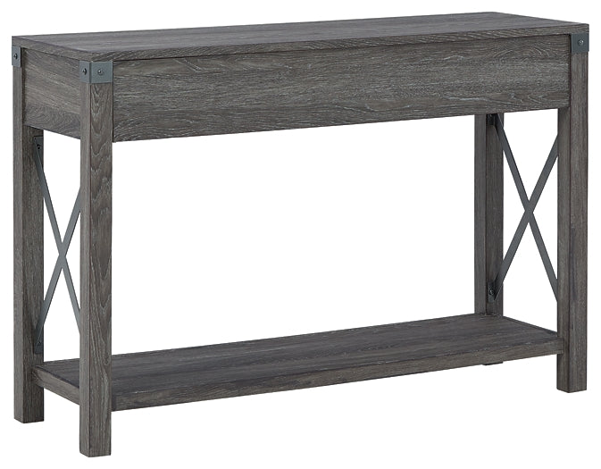 Freedan Console Sofa Table Milwaukee Furniture of Chicago - Furniture Store in Chicago Serving Humbolt Park, Roscoe Village, Avondale, & Homan Square