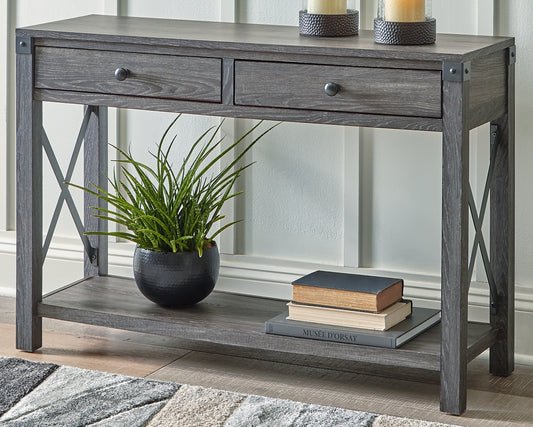 Freedan Console Sofa Table Milwaukee Furniture of Chicago - Furniture Store in Chicago Serving Humbolt Park, Roscoe Village, Avondale, & Homan Square