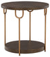 Brazburn Round End Table Milwaukee Furniture of Chicago - Furniture Store in Chicago Serving Humbolt Park, Roscoe Village, Avondale, & Homan Square