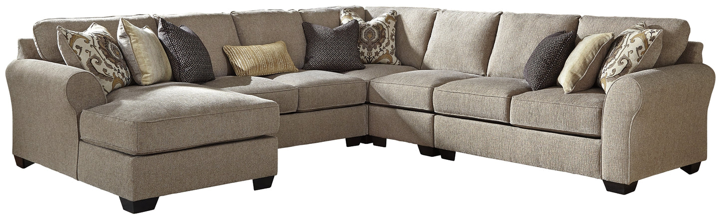 Pantomine 5-Piece Sectional with Chaise Milwaukee Furniture of Chicago - Furniture Store in Chicago Serving Humbolt Park, Roscoe Village, Avondale, & Homan Square