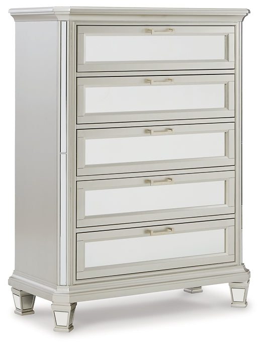 Lindenfield Five Drawer Chest Milwaukee Furniture of Chicago - Furniture Store in Chicago Serving Humbolt Park, Roscoe Village, Avondale, & Homan Square