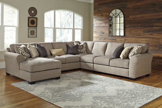 Pantomine 5-Piece Sectional with Chaise Milwaukee Furniture of Chicago - Furniture Store in Chicago Serving Humbolt Park, Roscoe Village, Avondale, & Homan Square