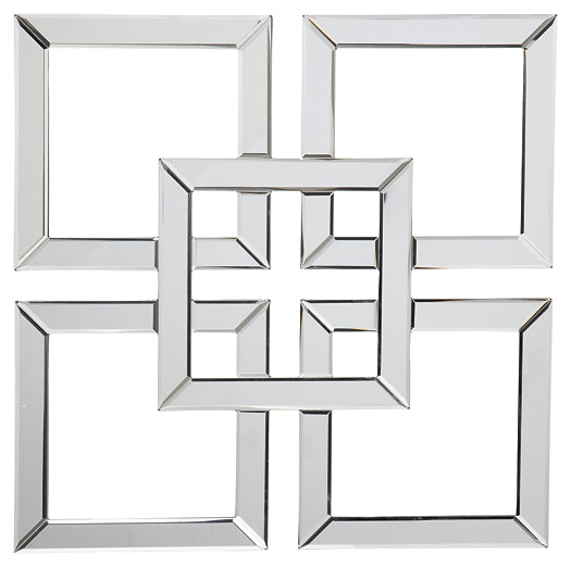 Quinnley Accent Mirror Milwaukee Furniture of Chicago - Furniture Store in Chicago Serving Humbolt Park, Roscoe Village, Avondale, & Homan Square