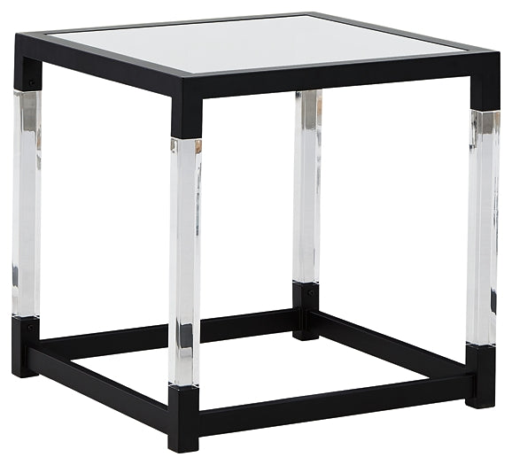 Nallynx Square End Table Milwaukee Furniture of Chicago - Furniture Store in Chicago Serving Humbolt Park, Roscoe Village, Avondale, & Homan Square