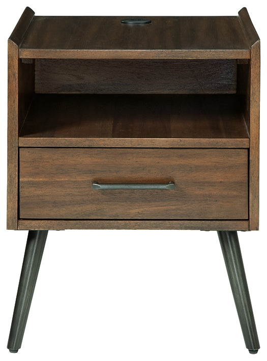 Calmoni Square End Table Milwaukee Furniture of Chicago - Furniture Store in Chicago Serving Humbolt Park, Roscoe Village, Avondale, & Homan Square