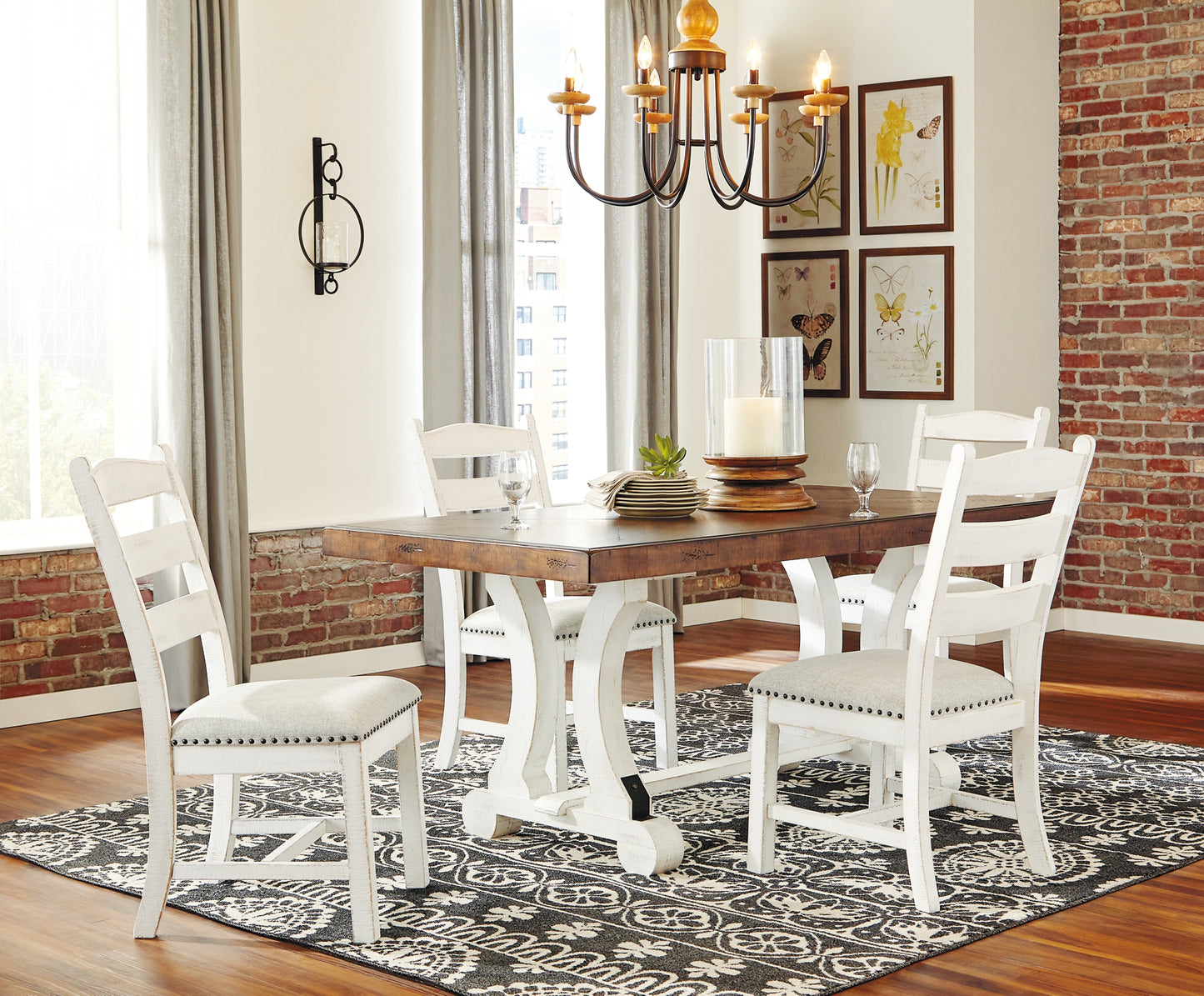 Valebeck Dining UPH Side Chair (2/CN) Milwaukee Furniture of Chicago - Furniture Store in Chicago Serving Humbolt Park, Roscoe Village, Avondale, & Homan Square