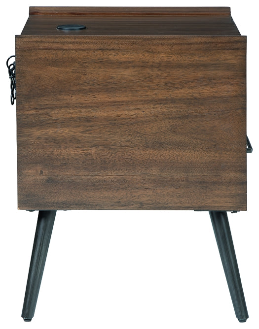 Calmoni Square End Table Milwaukee Furniture of Chicago - Furniture Store in Chicago Serving Humbolt Park, Roscoe Village, Avondale, & Homan Square
