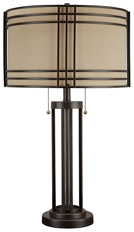 Hanswell Metal Table Lamp (1/CN) Milwaukee Furniture of Chicago - Furniture Store in Chicago Serving Humbolt Park, Roscoe Village, Avondale, & Homan Square