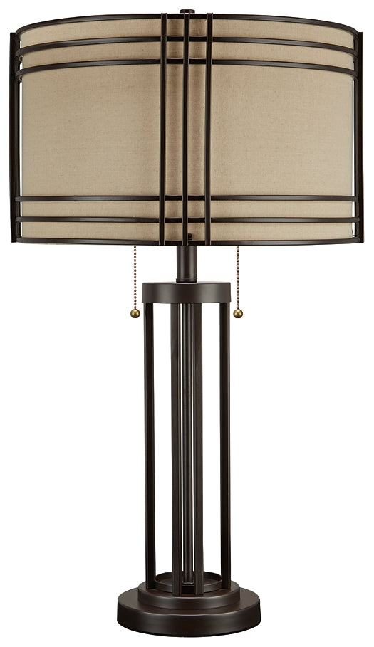 Hanswell Metal Table Lamp (1/CN) Milwaukee Furniture of Chicago - Furniture Store in Chicago Serving Humbolt Park, Roscoe Village, Avondale, & Homan Square
